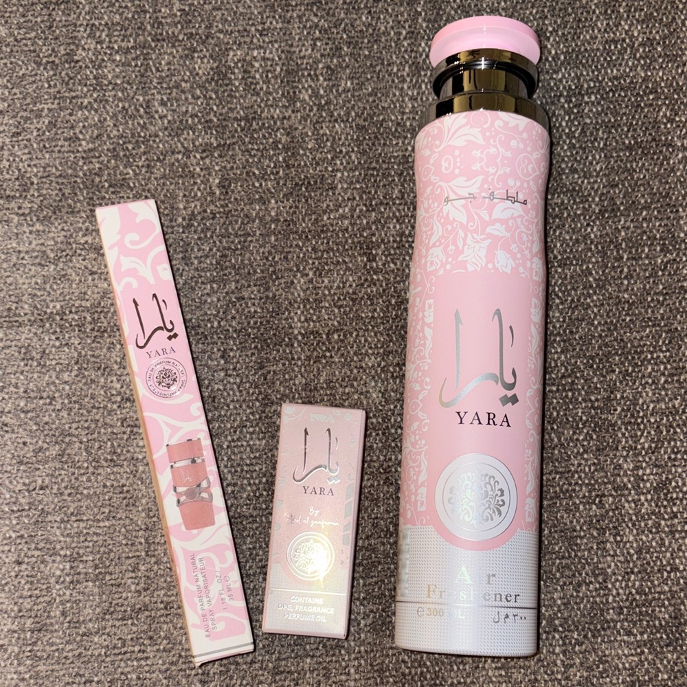 Yara Pink 3pc Set